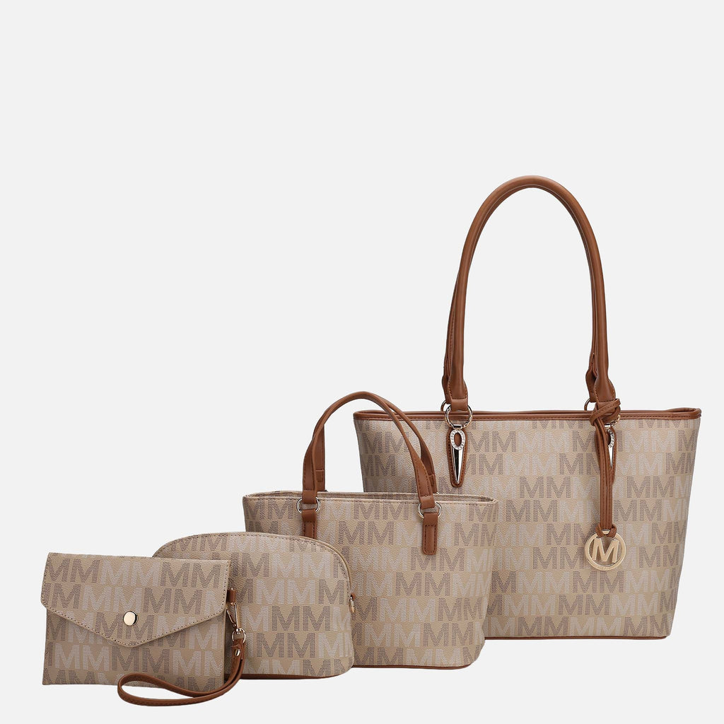 MKF Collection by Mia K. - Alexy Signature Tote Bag and Set