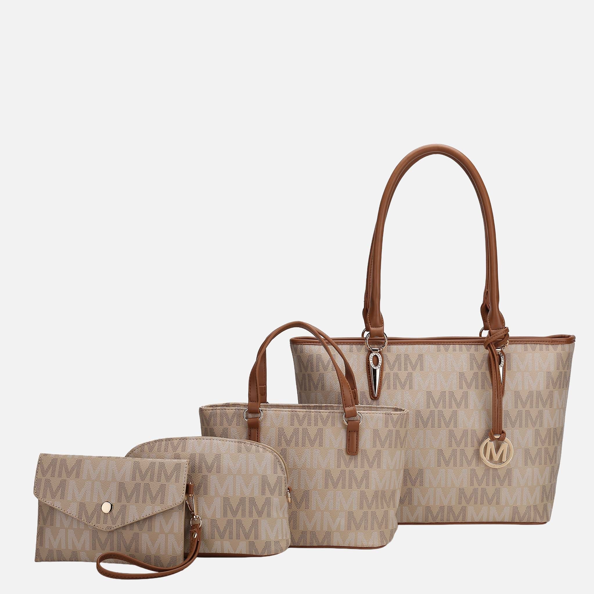 MKF Collection by Mia K. - Alexy Signature Tote Bag and Set