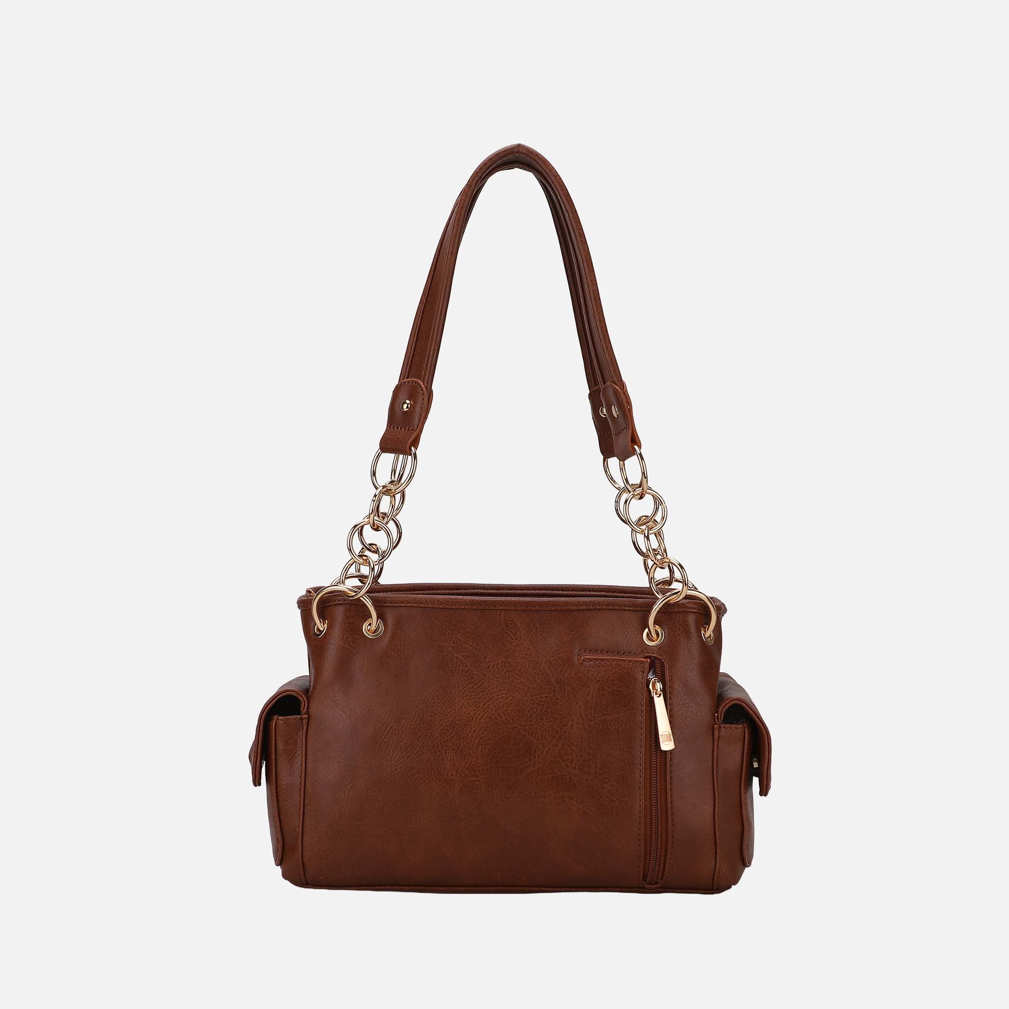 MKF Collection by Mia K. - Alaina Printed Flag Shoulder Bag