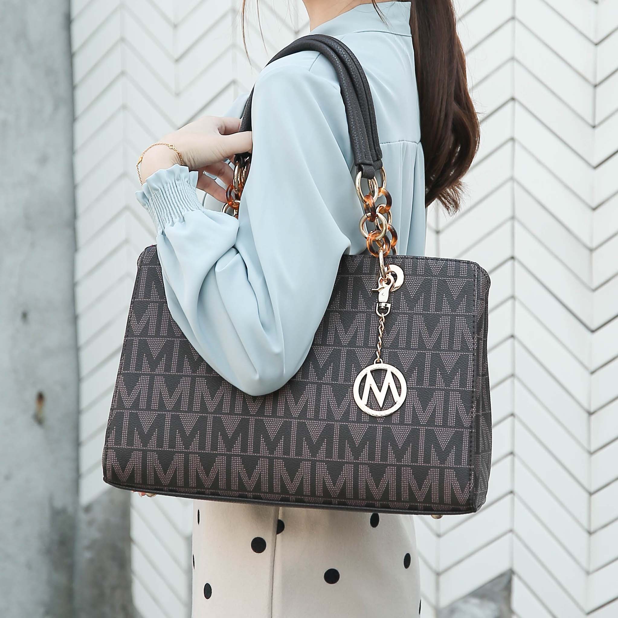MKF Collection by Mia K. - Sirna Signature Tote Bag