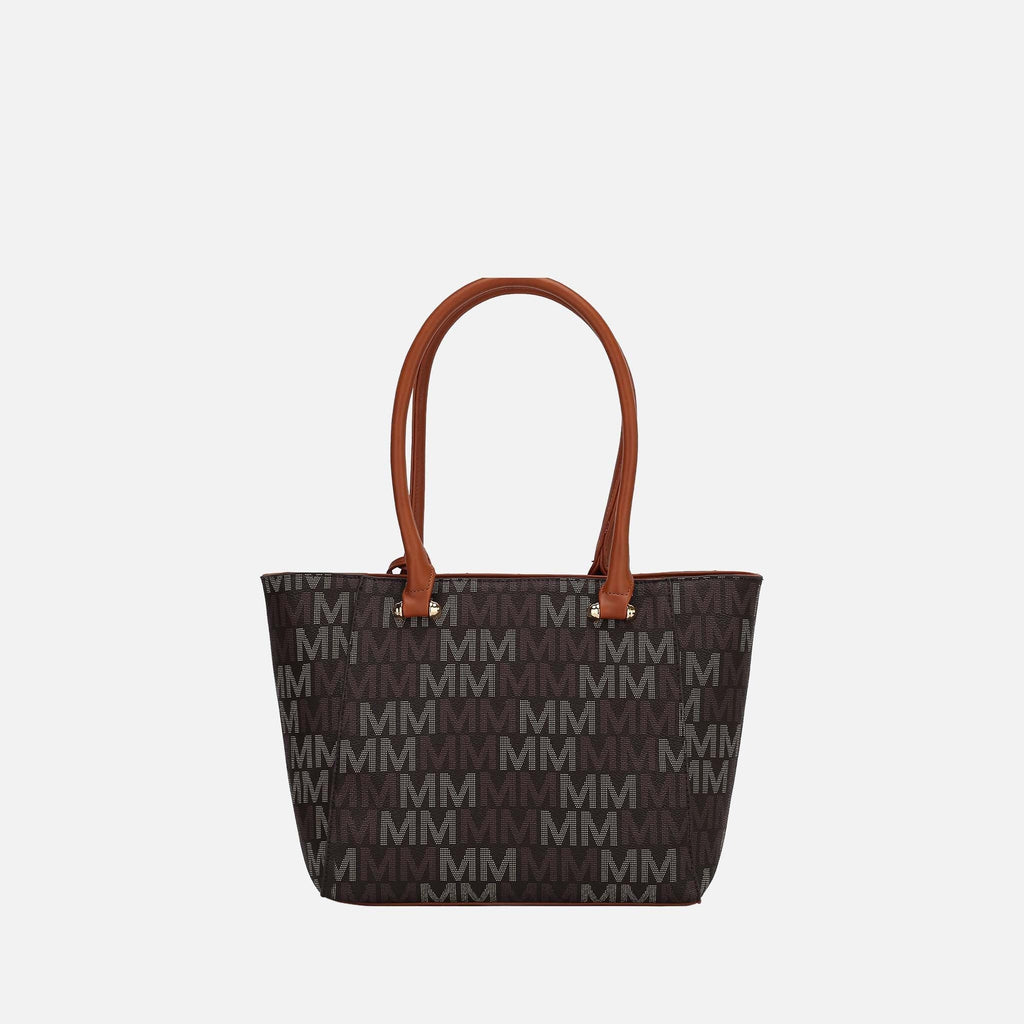MKF Collection by Mia K. - Lady II Signature Tote Bag and Set