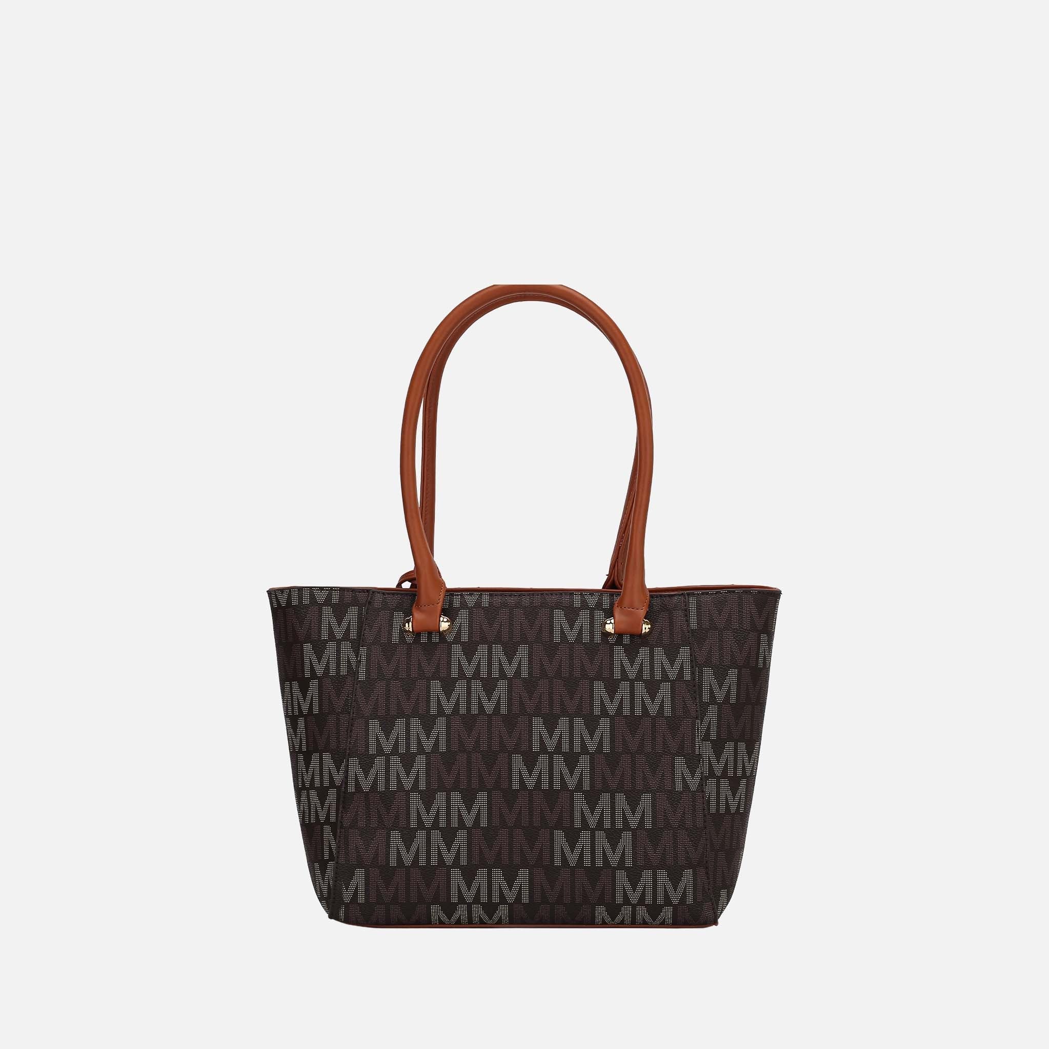 MKF Collection by Mia K. - Lady II Signature Tote Bag and Set
