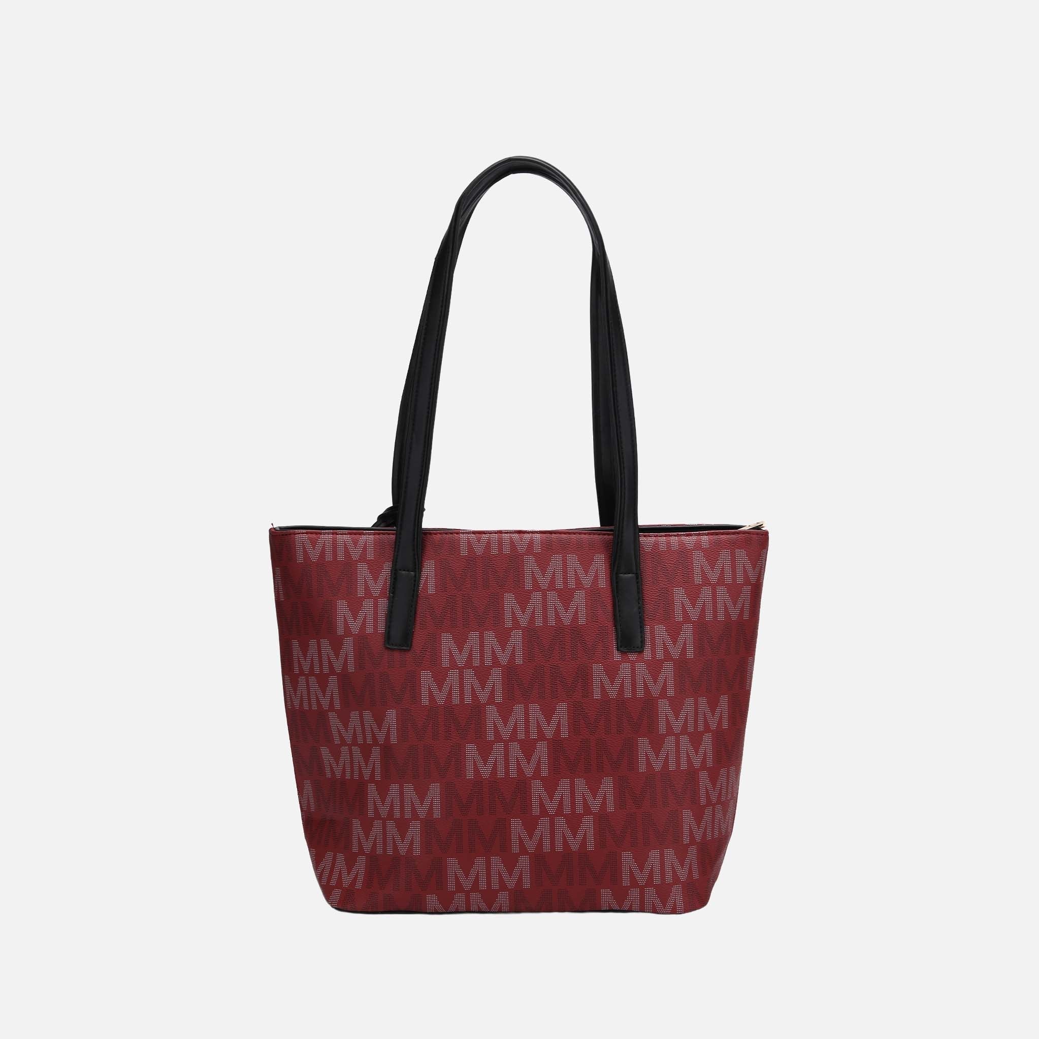 MKF Collection by Mia K. - Aylet  Signature Tote Bag and Set