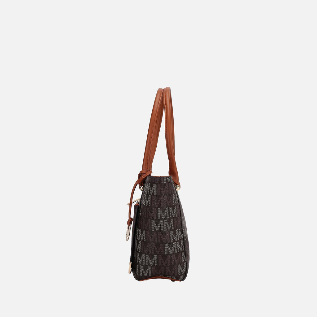 MKF Collection by Mia K. - Lady II Signature Tote Bag and Set
