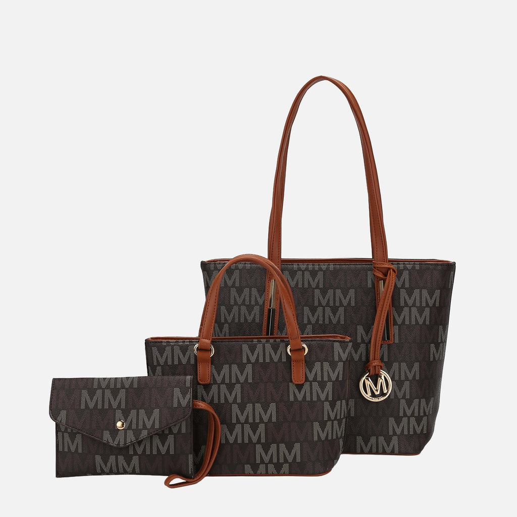MKF Collection by Mia K. - Aylet  Signature Tote Bag and Set