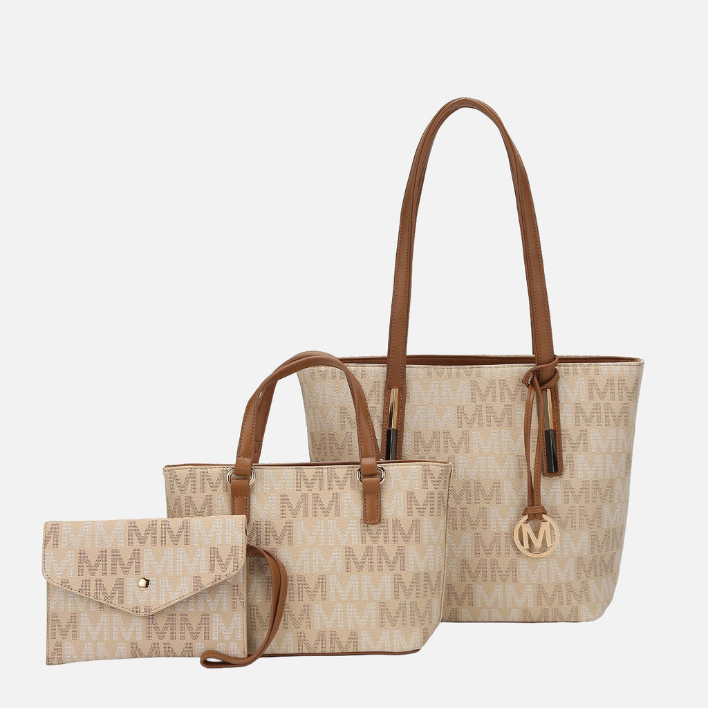 MKF Collection by Mia K. - Aylet  Signature Tote Bag and Set