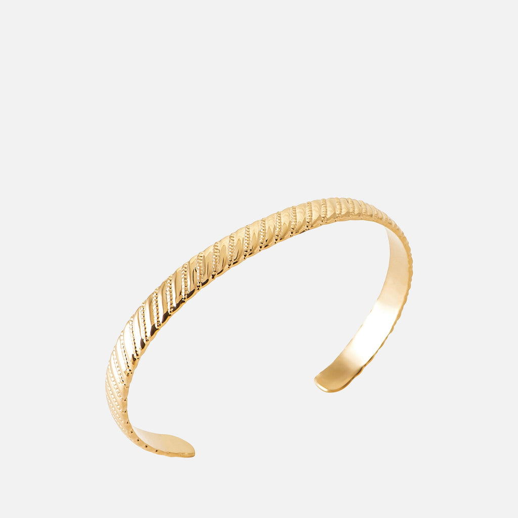 MKF Collection by Mia K. - Aurelia Textured Cuff
