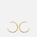 MKF Collection by Mia K. - Nova Stellar Hoop Earrings