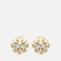 MKF Collection by Mia K. - Callista Mosaic Stud Earrings