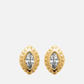 MKF Collection by Mia K. - Vida Marquise Halo Studs