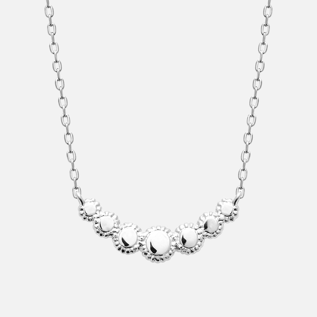 MKF Collection by Mia K. - Gilded Solstice Arch Necklace