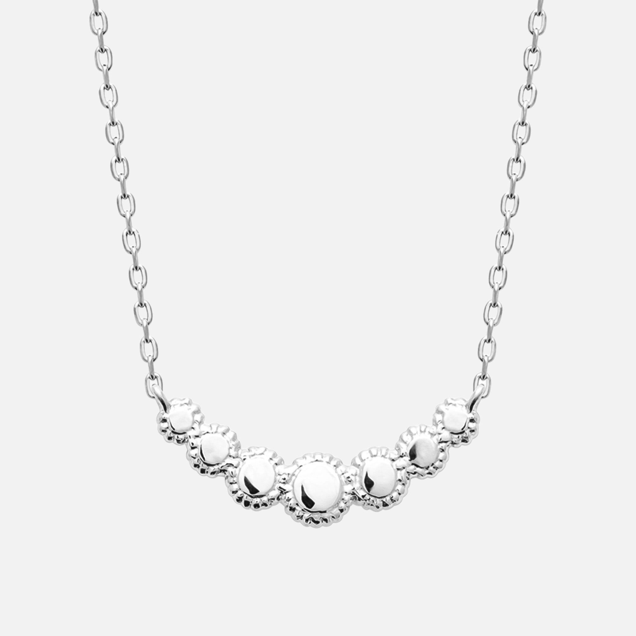 MKF Collection by Mia K. - Gilded Solstice Arch Necklace