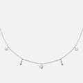 MKF Collection by Mia K. - Amora Heart Station Necklace