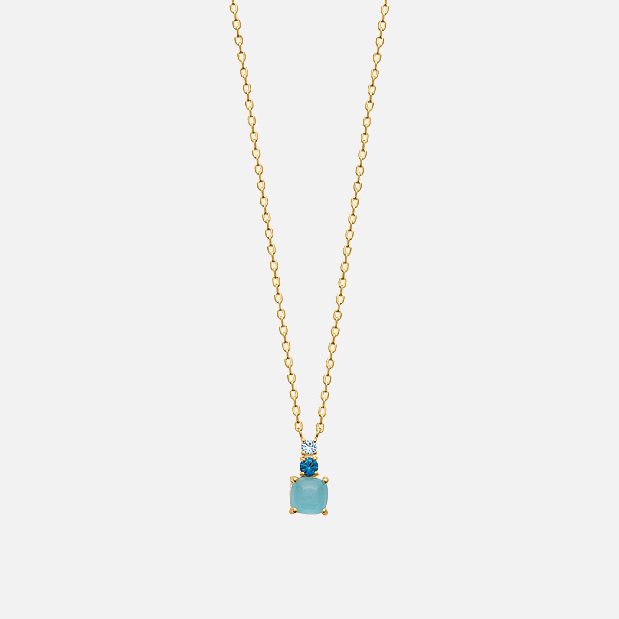 MKF Collection by Mia K. - Azure Drift Pendant