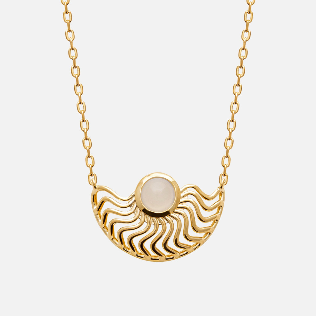 MKF Collection by Mia K. - Sunlit Ripples Medallion