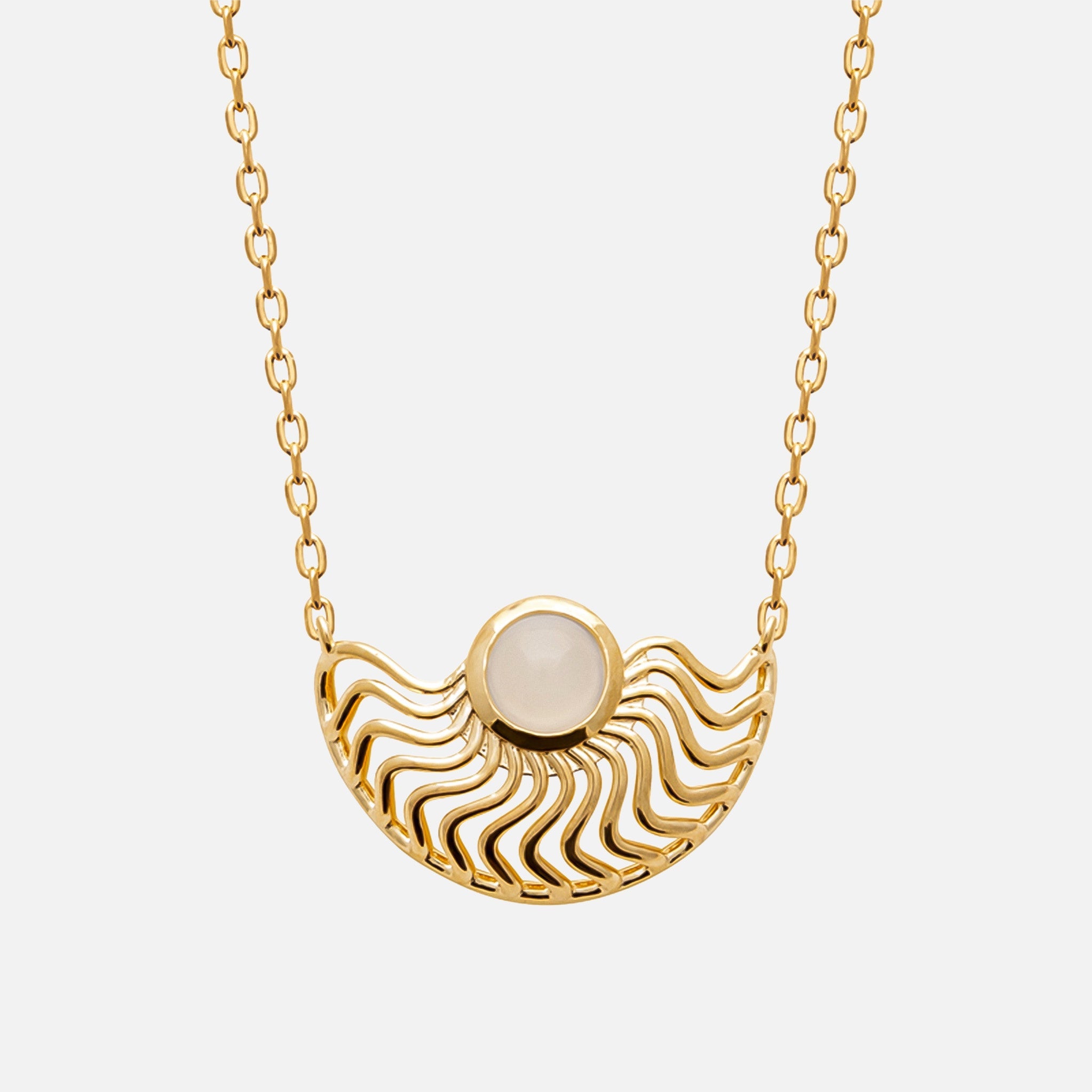 MKF Collection by Mia K. - Sunlit Ripples Medallion