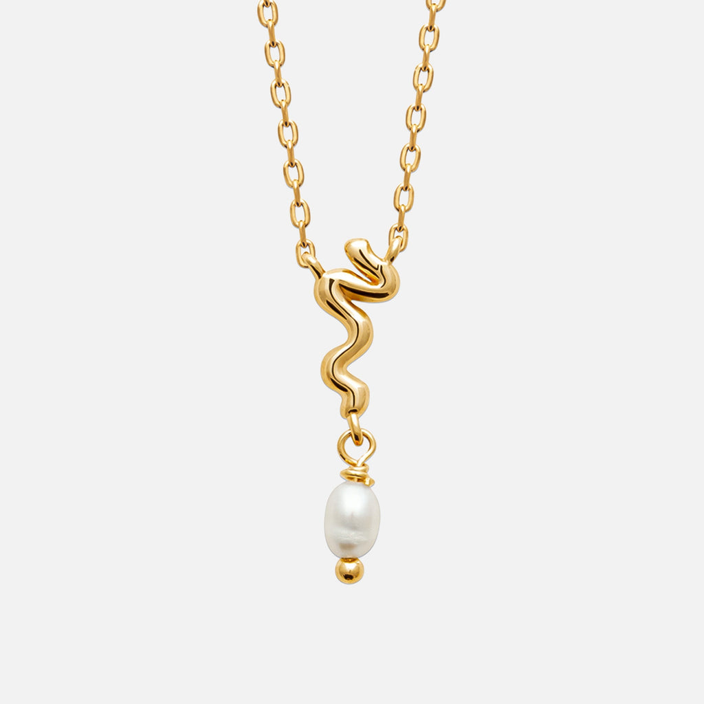MKF Collection by Mia K. - Currents & Coast Pearl Necklace