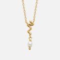 MKF Collection by Mia K. - Currents & Coast Pearl Necklace