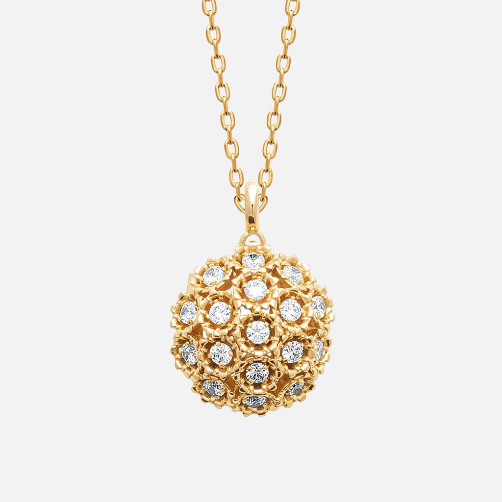 MKF Collection by Mia K. - Stellar Gilded Orb Pendant