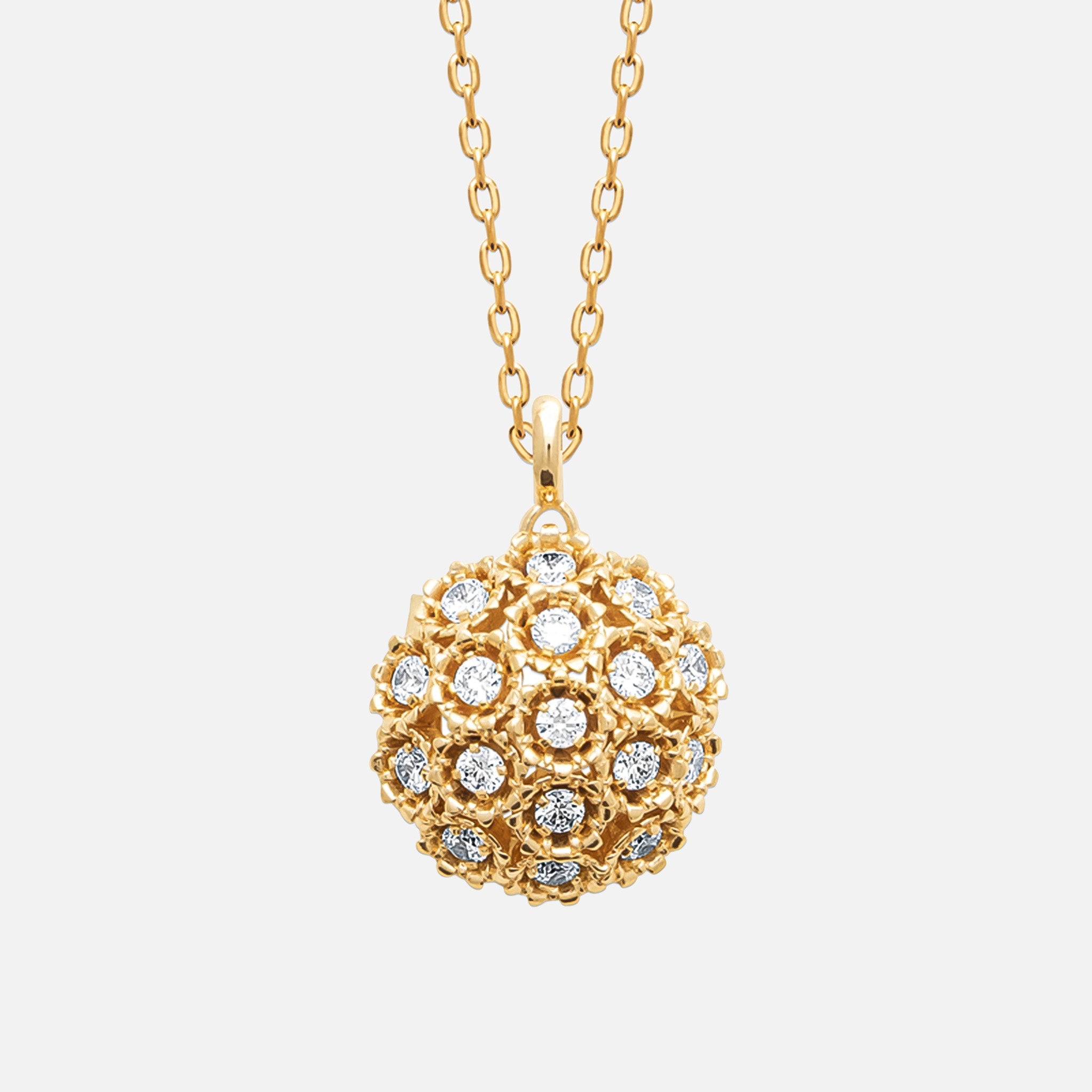 MKF Collection by Mia K. - Stellar Gilded Orb Pendant