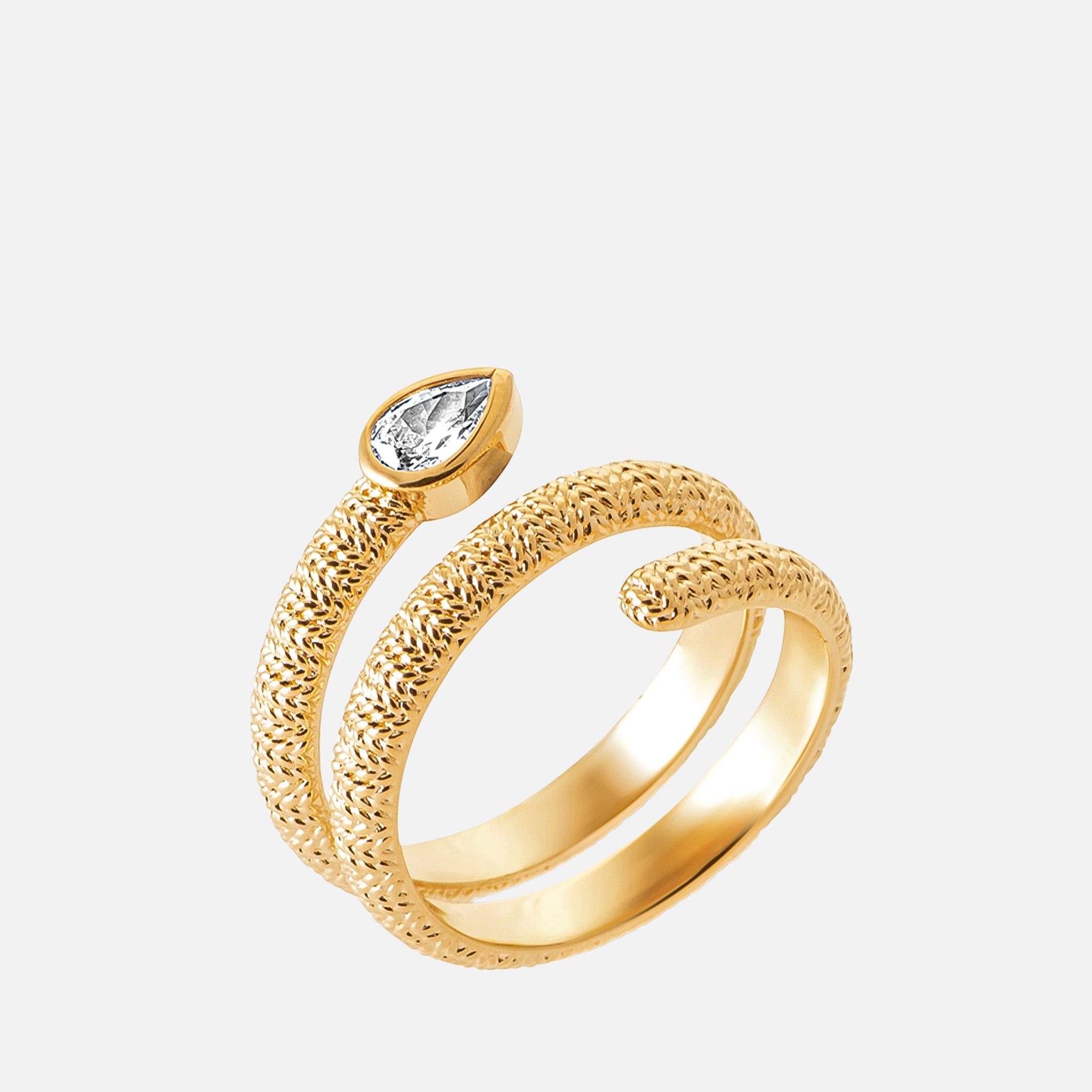 MKF Collection by Mia K. - Virelle Coil Ring