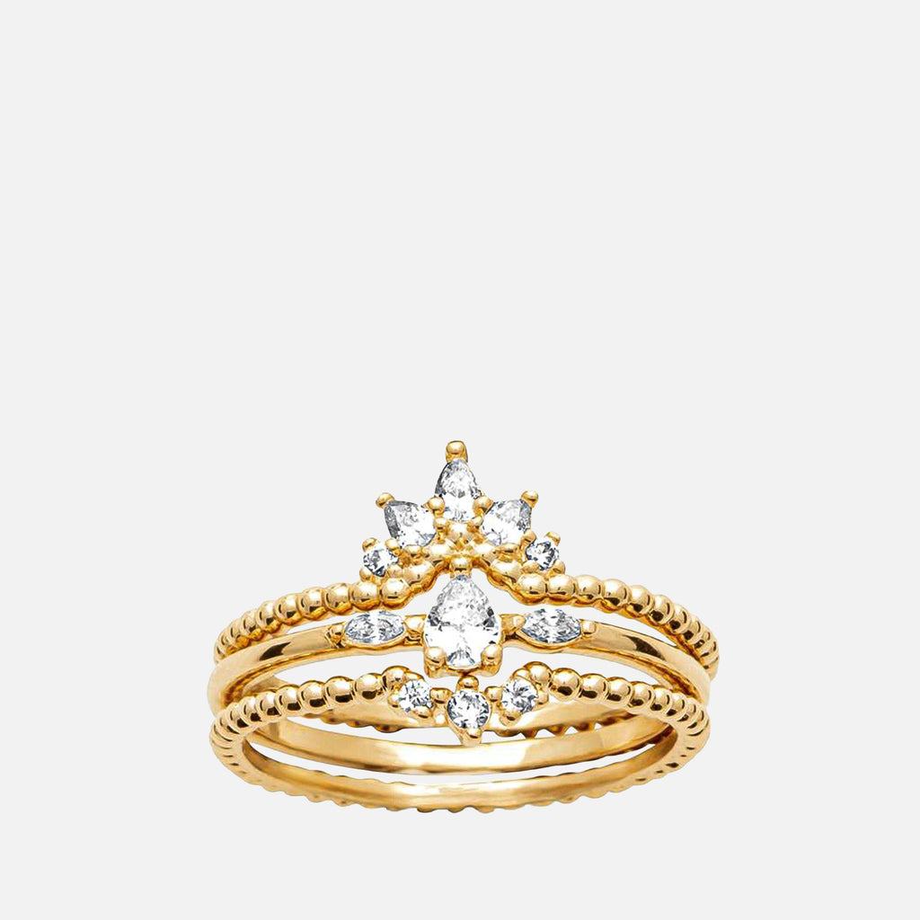 MKF Collection by Mia K. - Solenya Cluster Beaded Ring