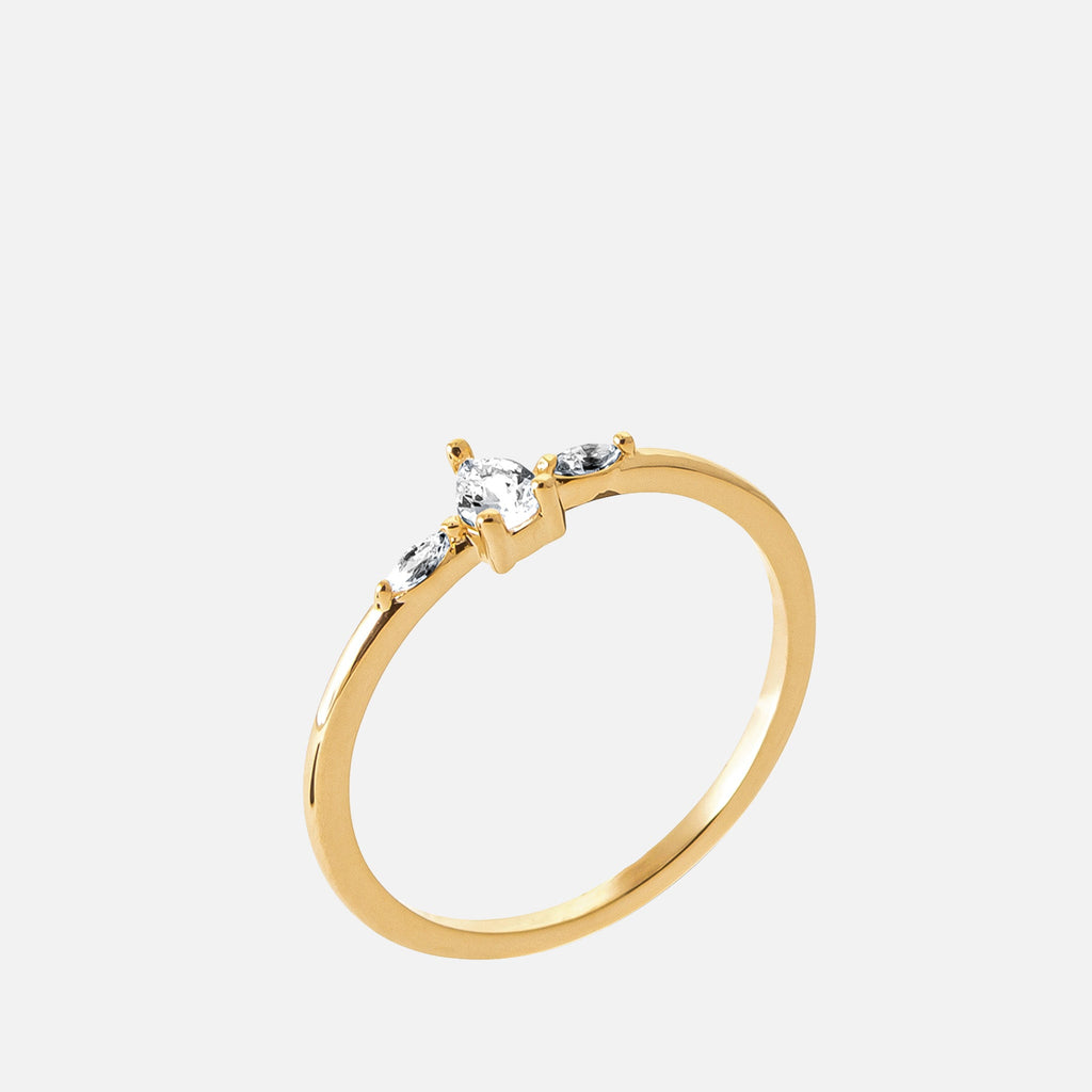 MKF Collection by Mia K. - Solenya Cluster Beaded Ring