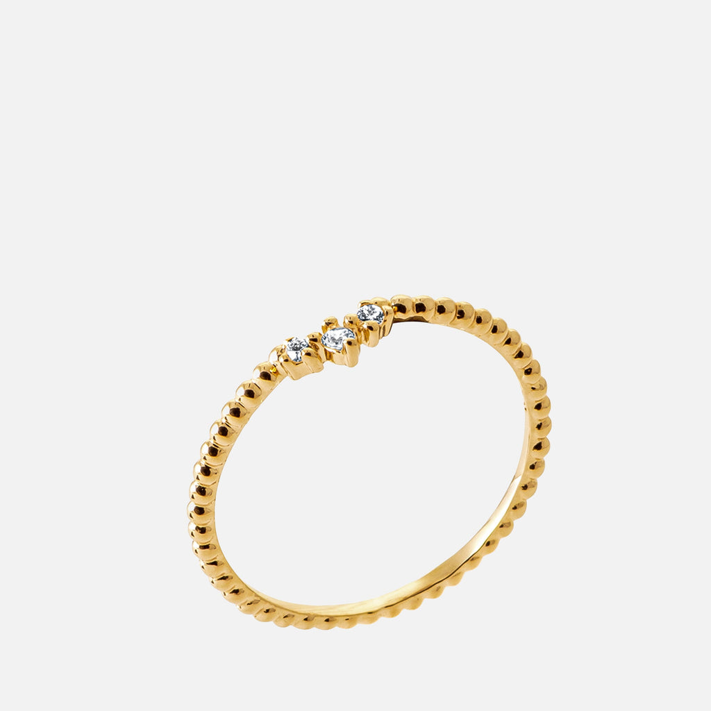 MKF Collection by Mia K. - Solenya Cluster Beaded Ring