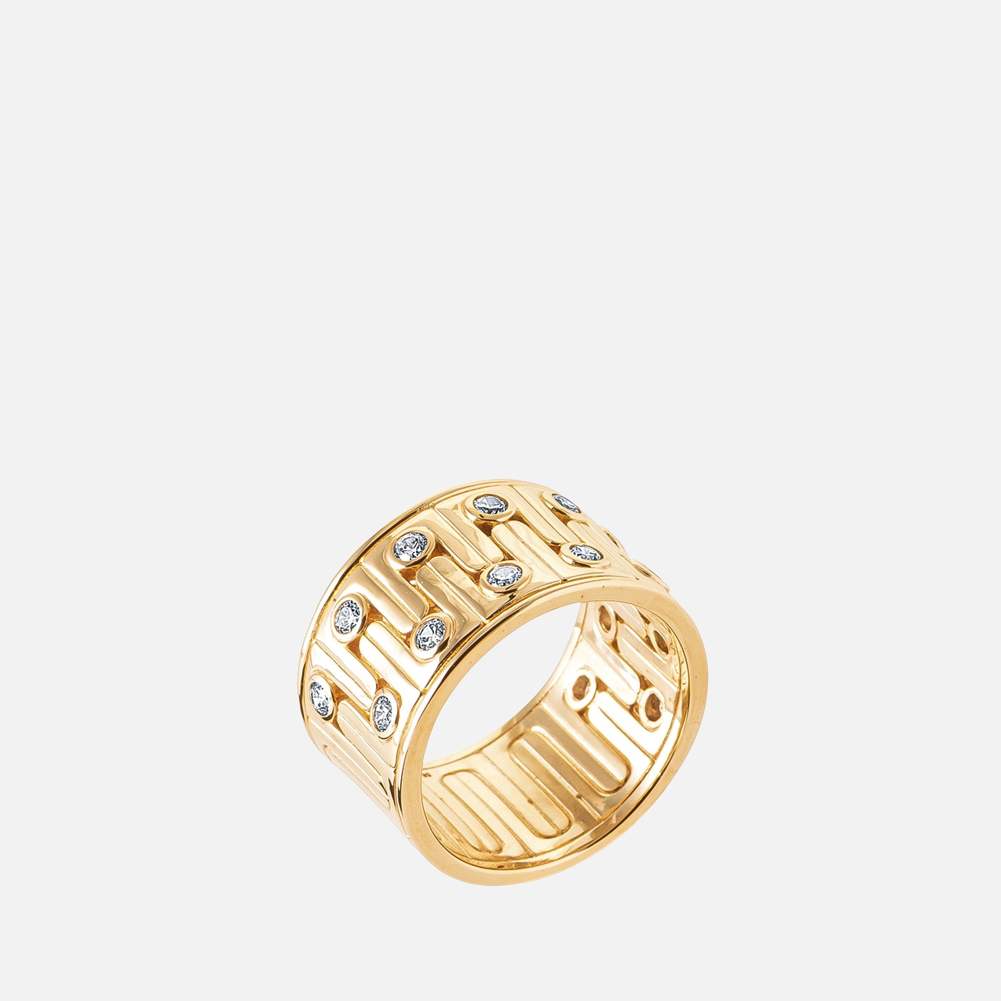MKF Collection by Mia K. - Aera Maze Band Ring