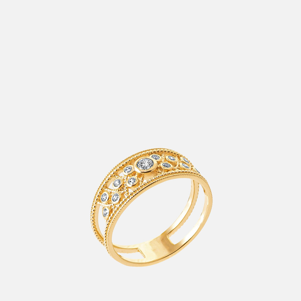 MKF Collection by Mia K. - Amica Filigree Band Ring