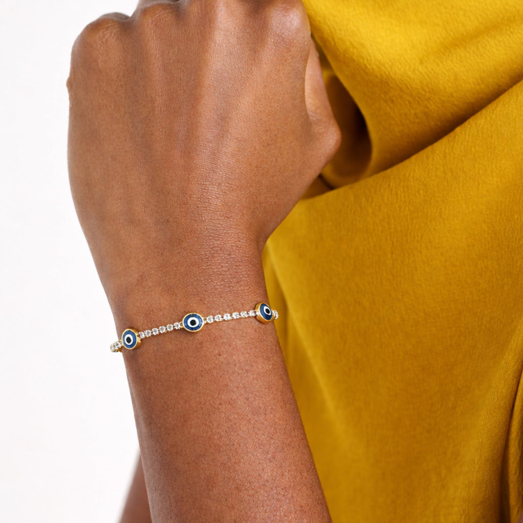 MKF Collection by Mia K. - Lane Pavé Bracelet