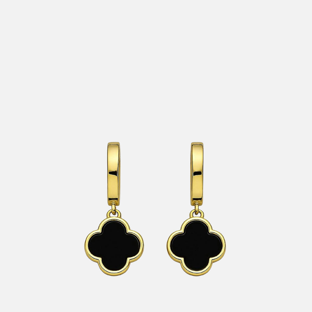 MKF Collection by Mia K. - Clover Drop Earrings