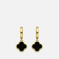 MKF Collection by Mia K. - Clover Drop Earrings