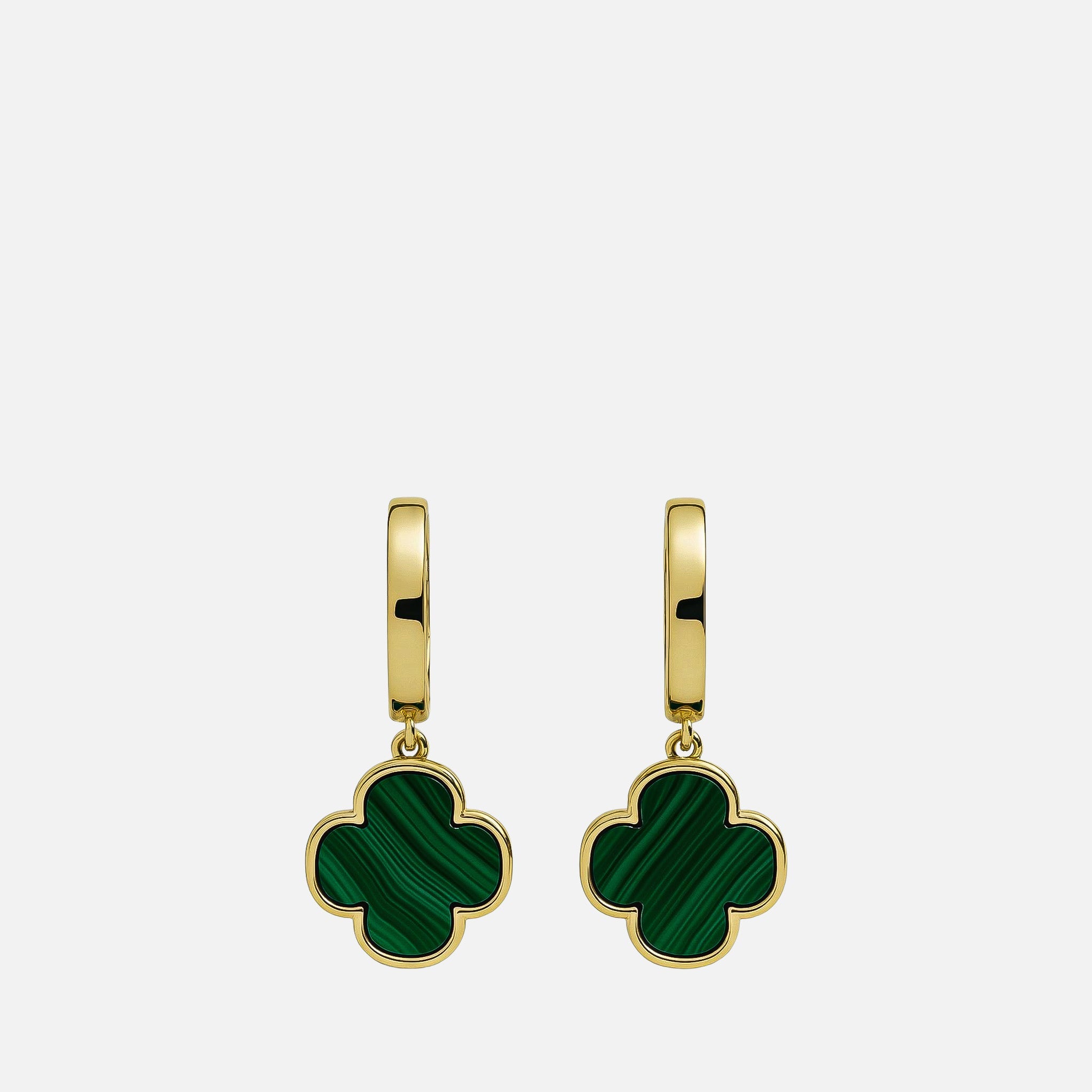 MKF Collection by Mia K. - Clover Drop Earrings