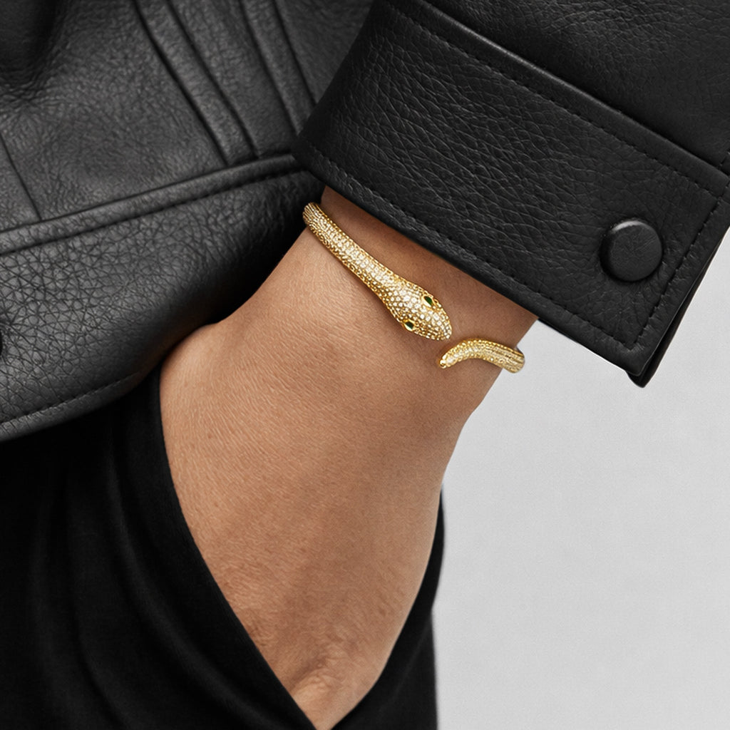 MKF Collection by Mia K. - Serpent Bangle
