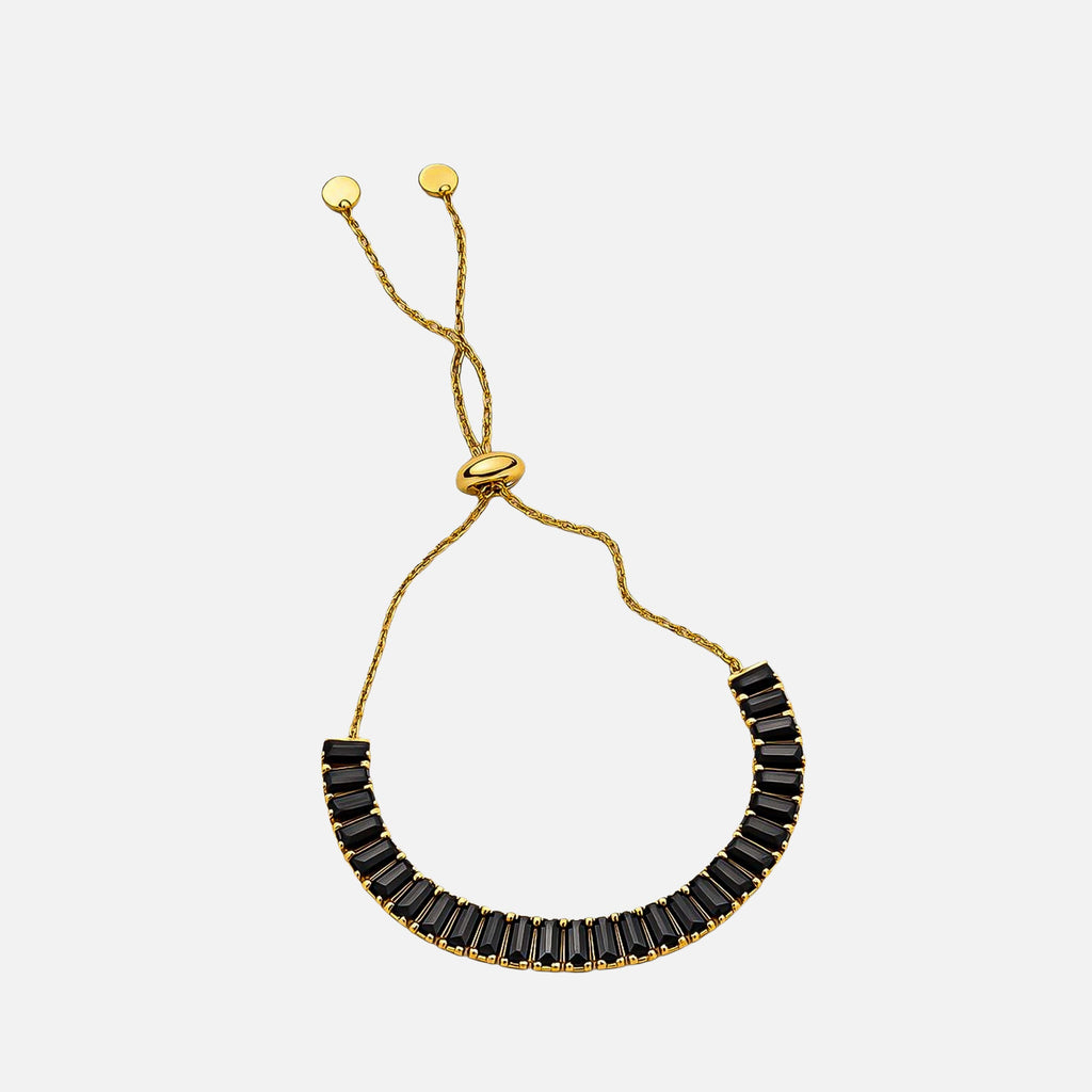 MKF Collection by Mia K. - Lex Baguette Bracelet