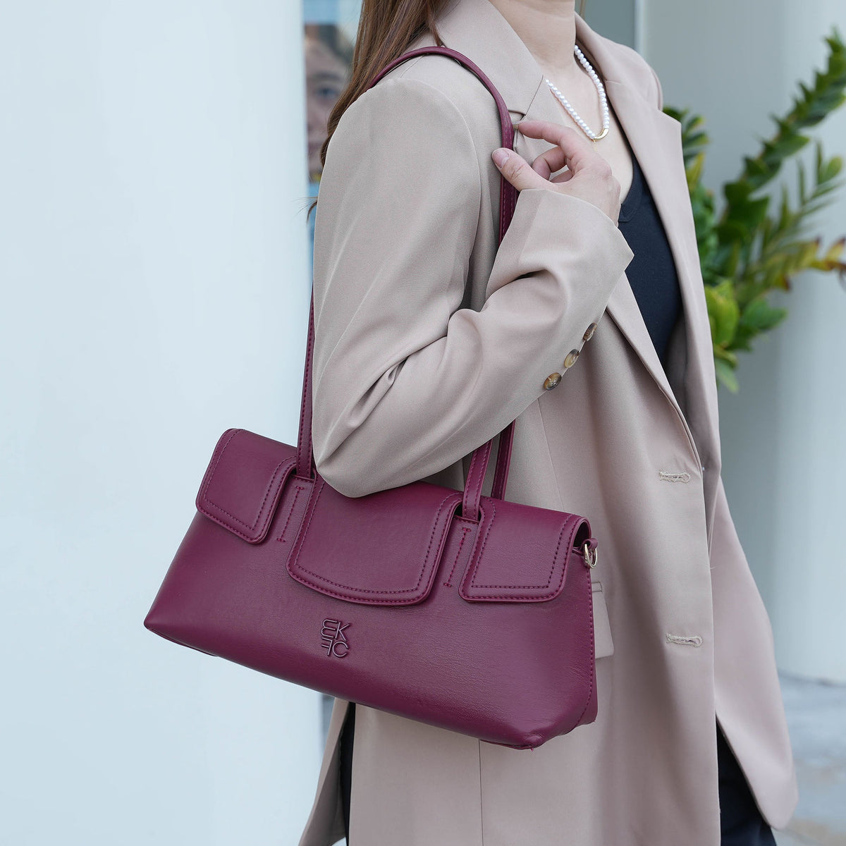 Kaia Elongated Shoulder Bag