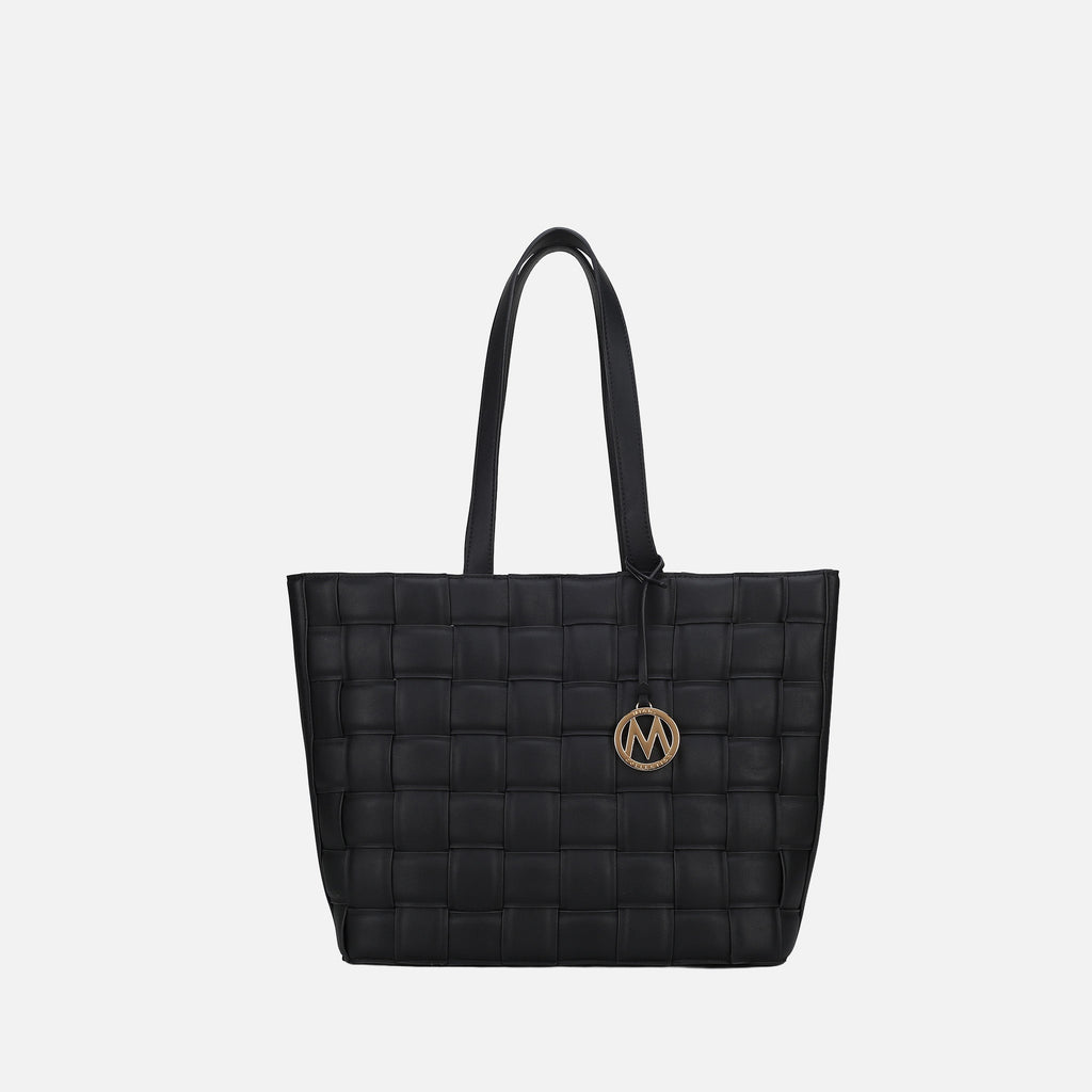 MKF Collection by Mia K. - Rowan Woven Tote Bag
