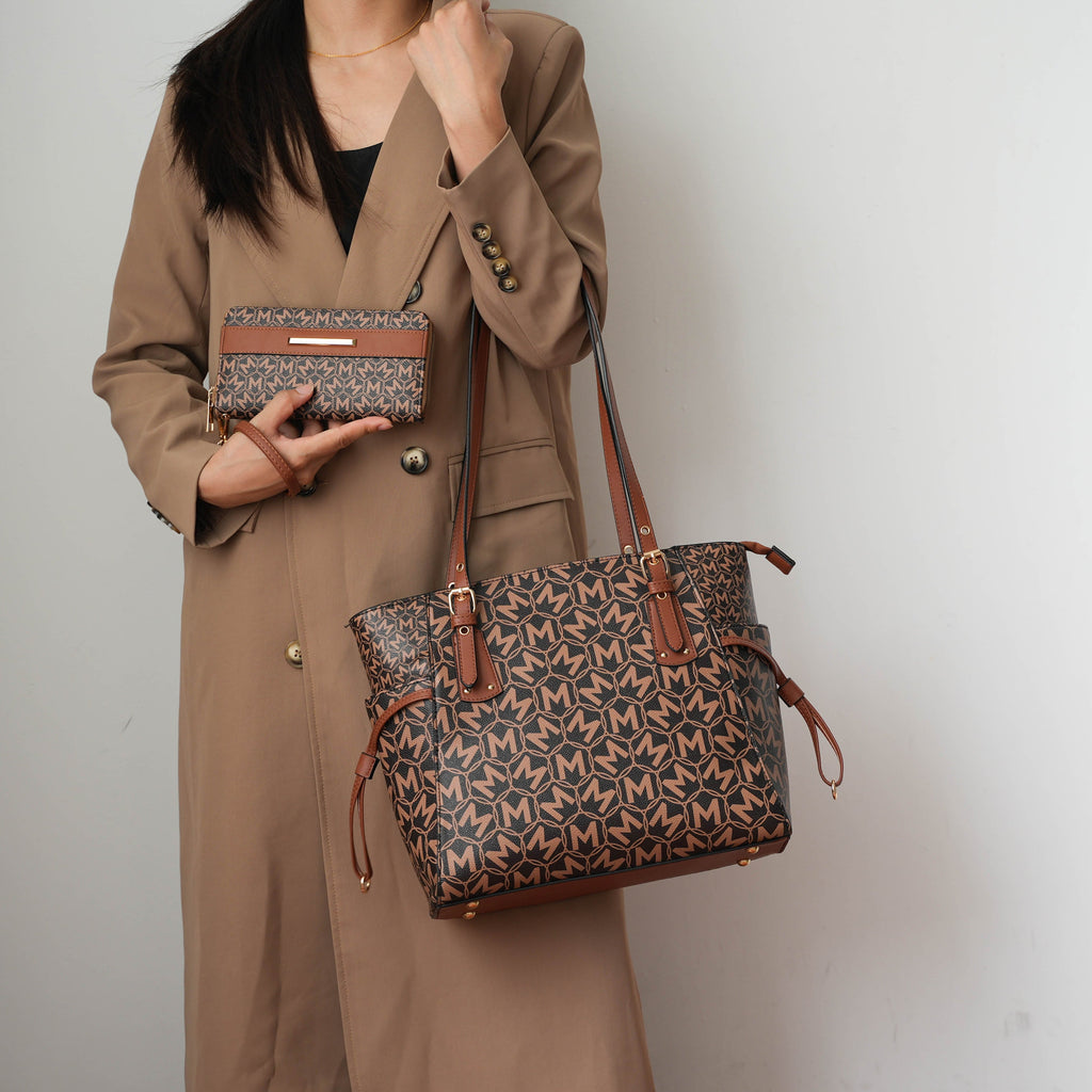MKF Collection by Mia K. - Pauline Tote Bag and Set