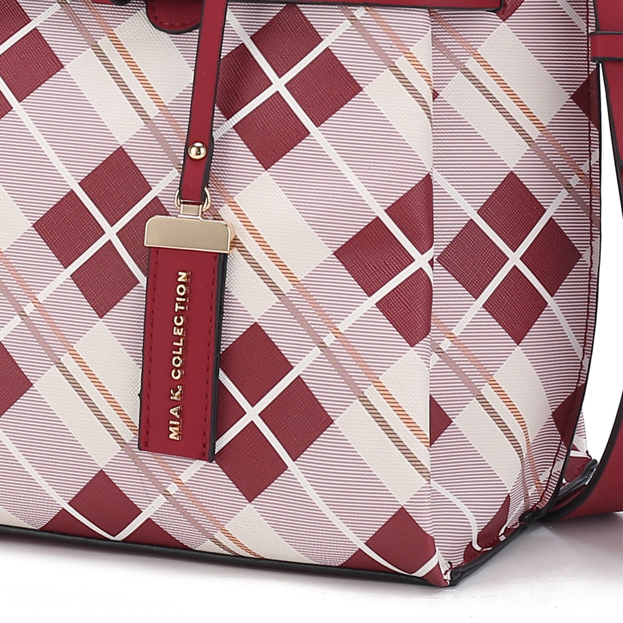 MKF Collection by Mia K. - Vivian Plaid Shoulder Bag
