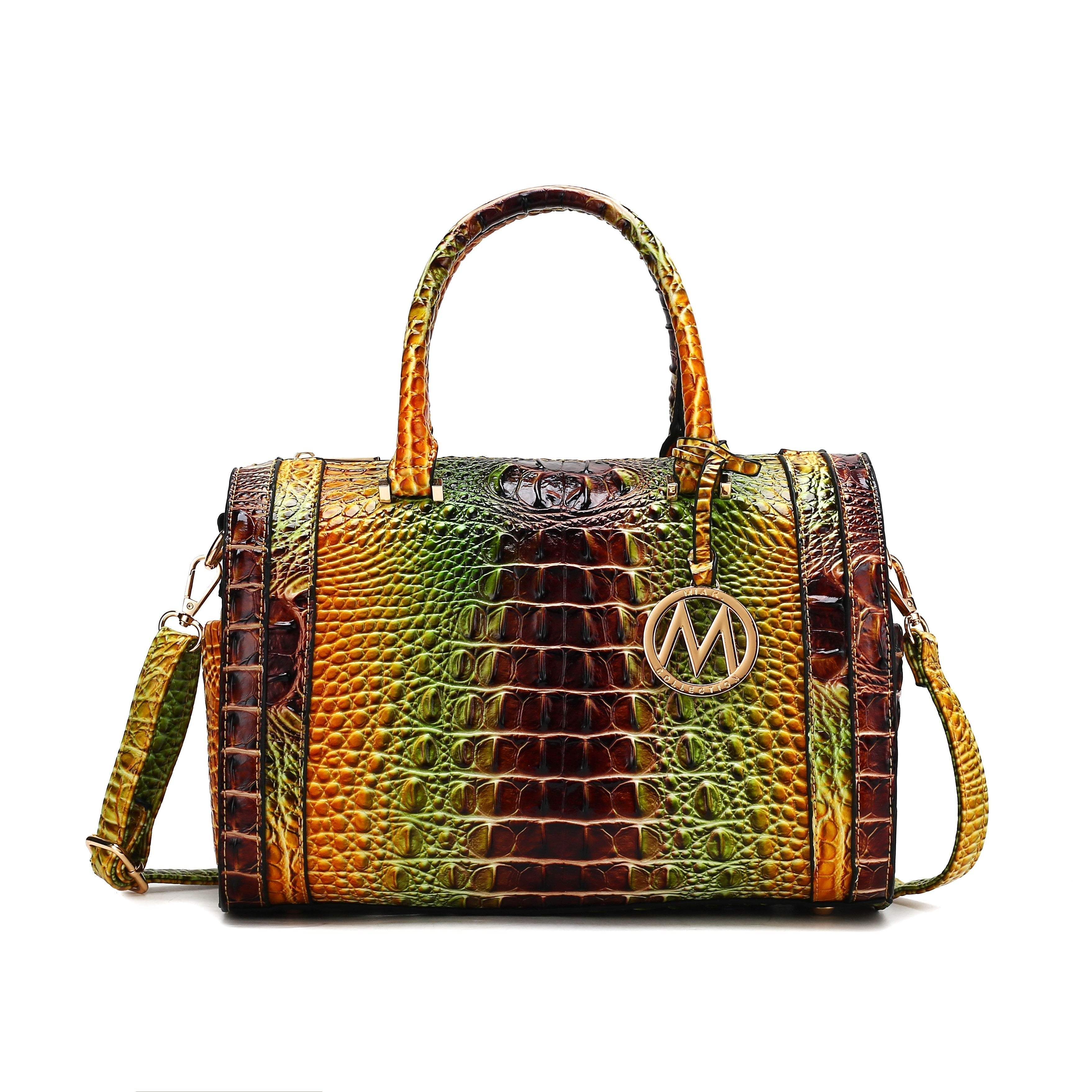 MKF Collection by Mia K. - Eleanor Gradient Croc Shoulder Bag