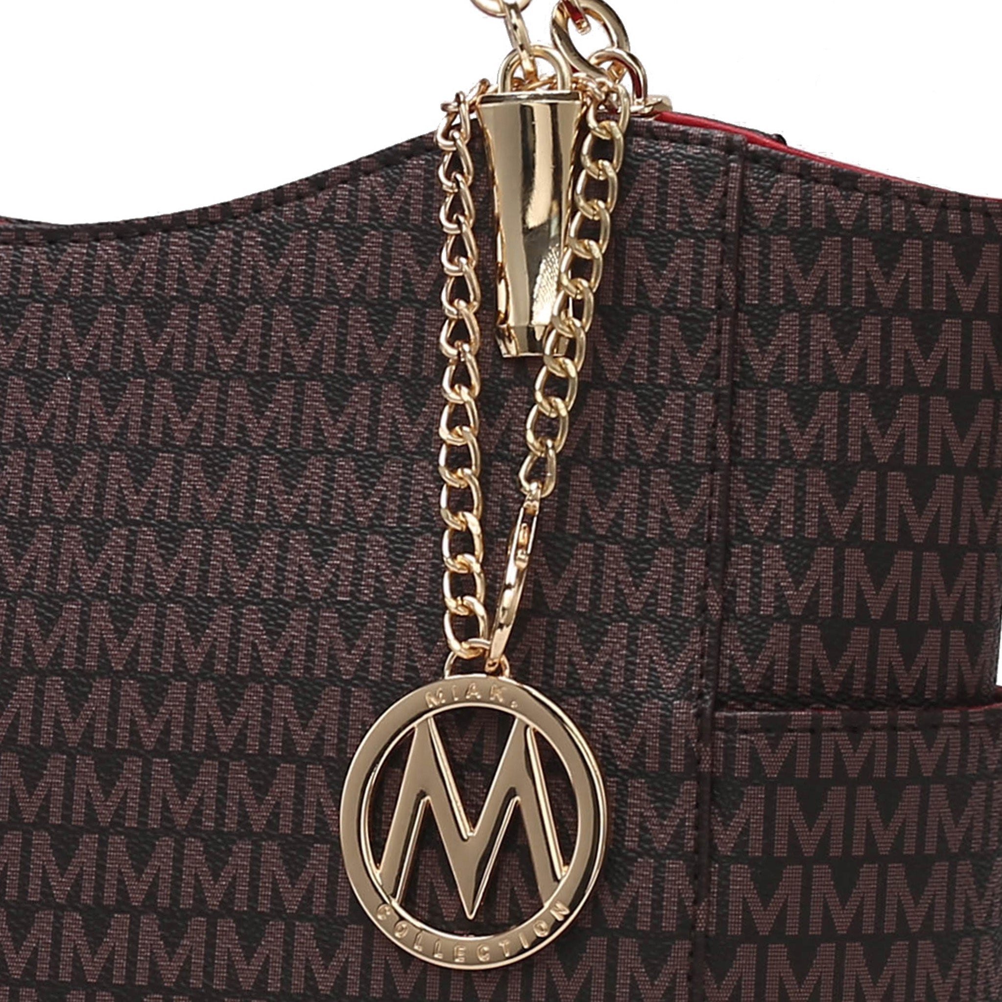 MKF Collection by Mia K. - Savannah Signature Tote Bag and Wallet Set