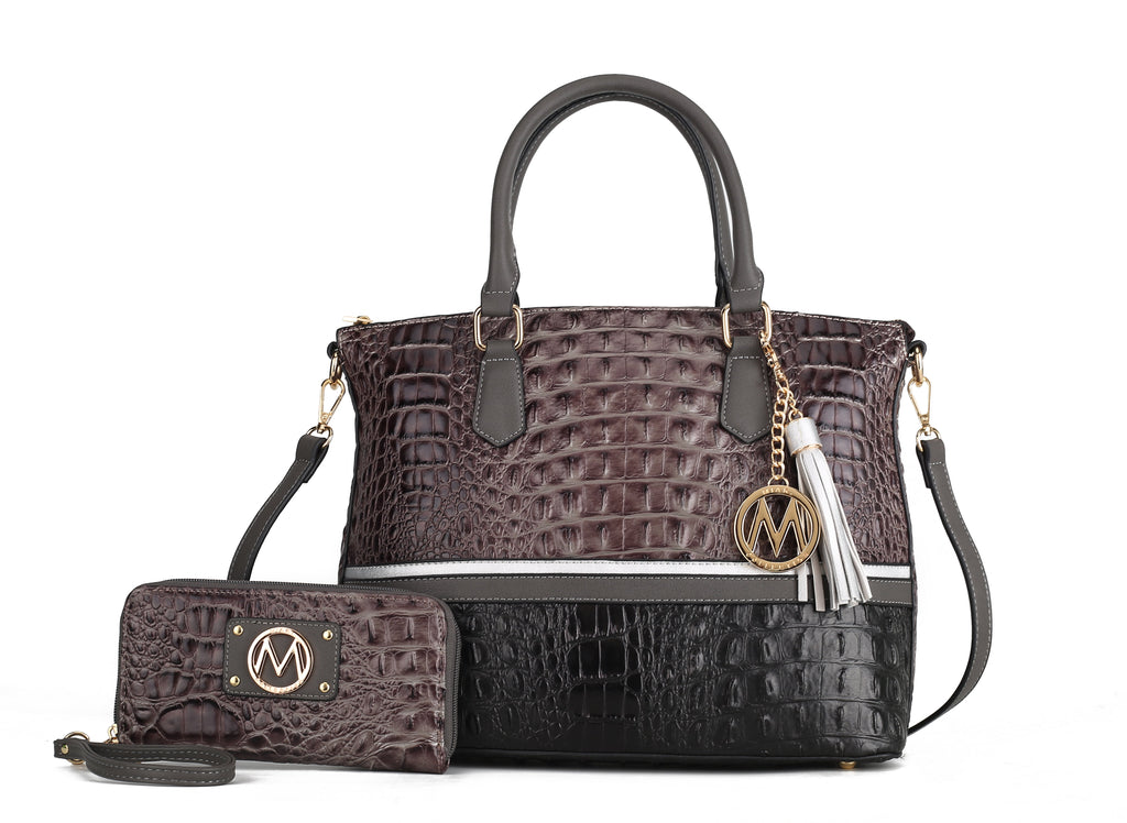 MKF Collection by Mia K. - Autumn Tote Bag and Wallet Set