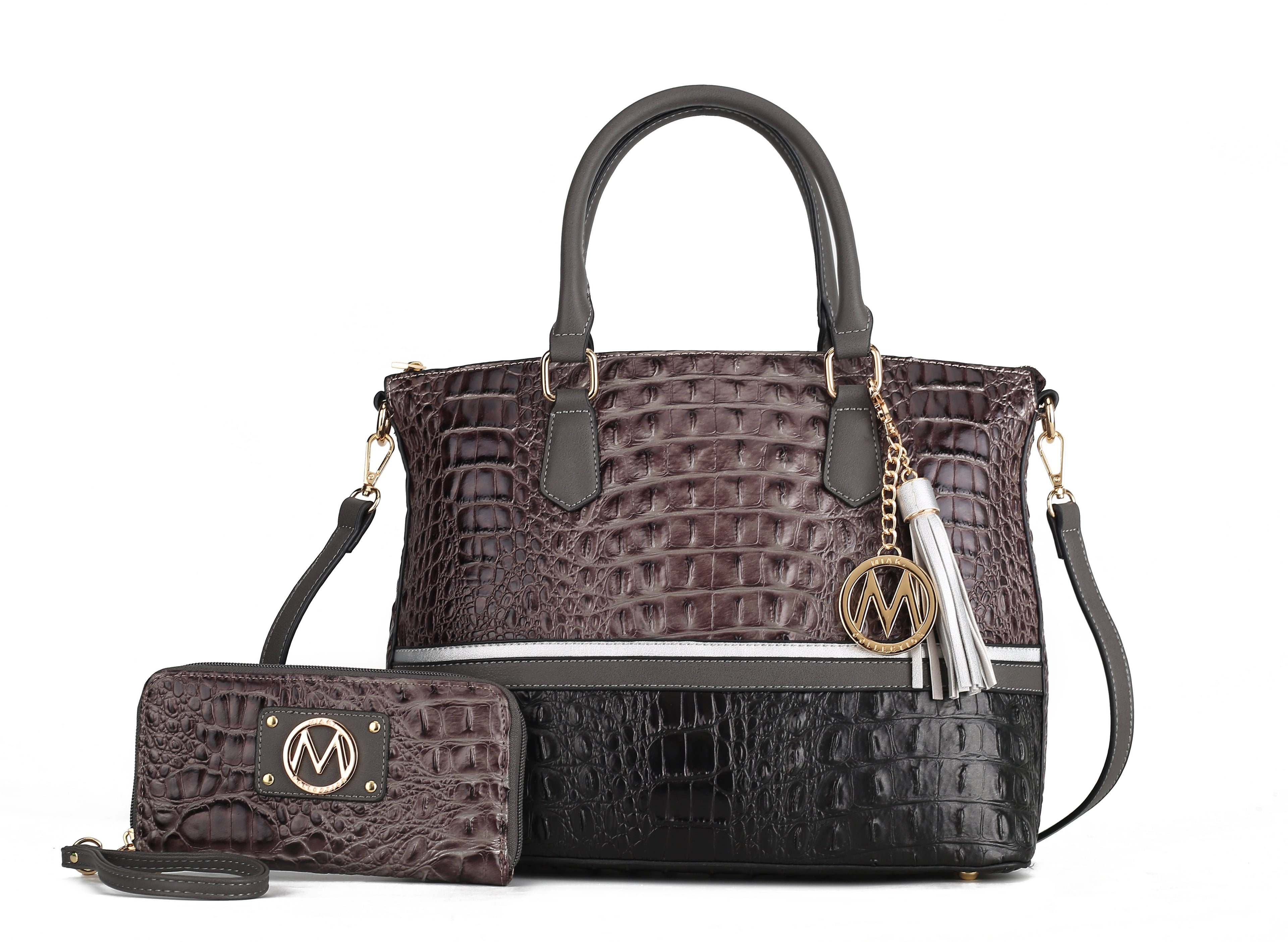 MKF Collection by Mia K. - Autumn Tote Bag and Wallet Set