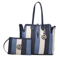 MKF Collection by Mia K. - Juliana Tote Bag and Wristlet Set