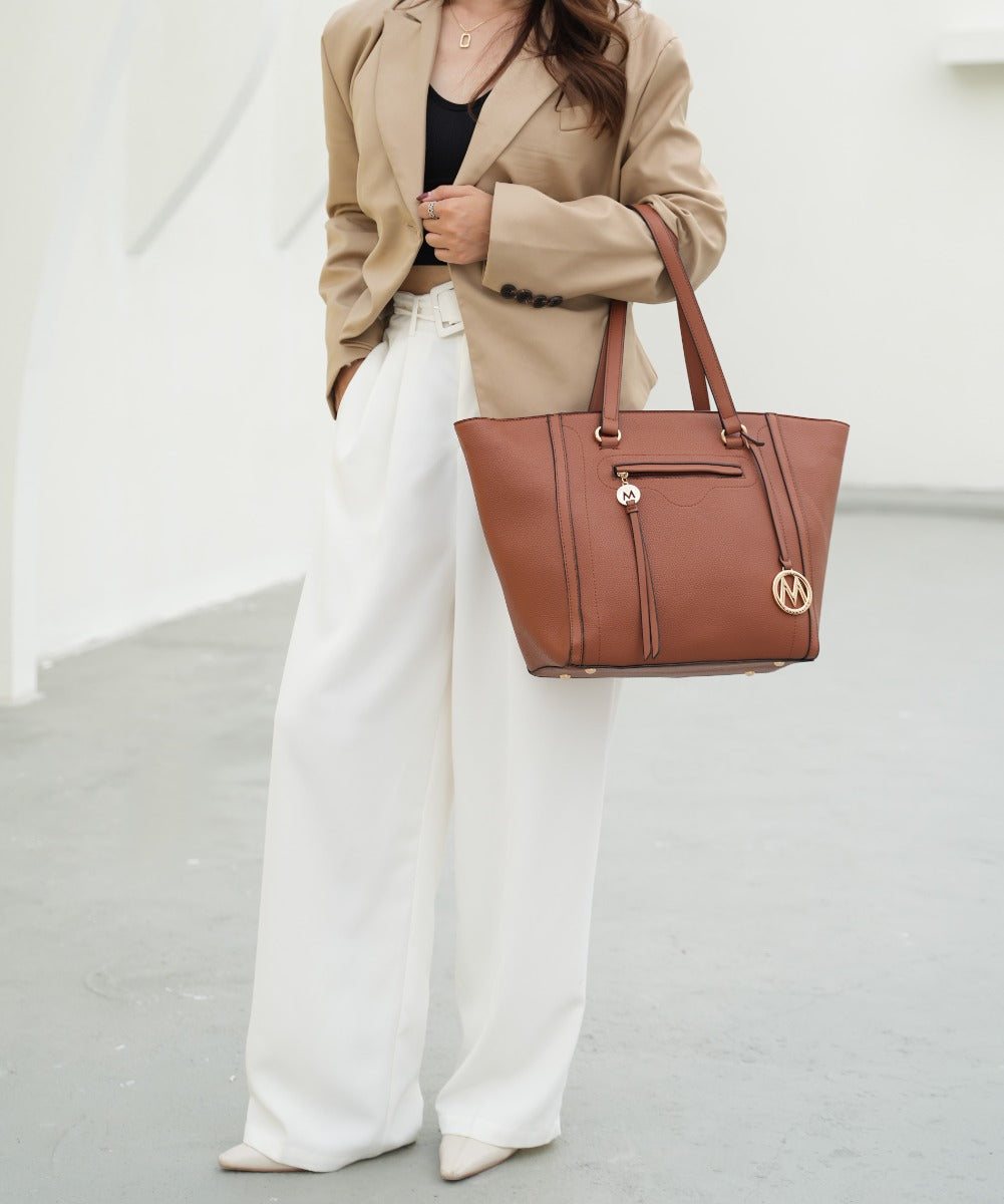 MKF Collection by Mia K. - Alexandra Tote Bag and Wallet Set