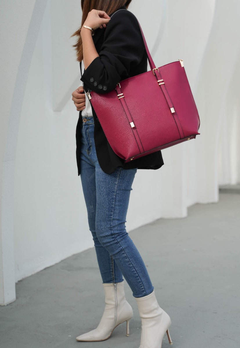 MKF Collection by Mia K. - Emery Tote Bag and Wallet Set