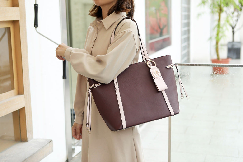 MKF Collection by Mia K. - Kioea Tote Bag and Set