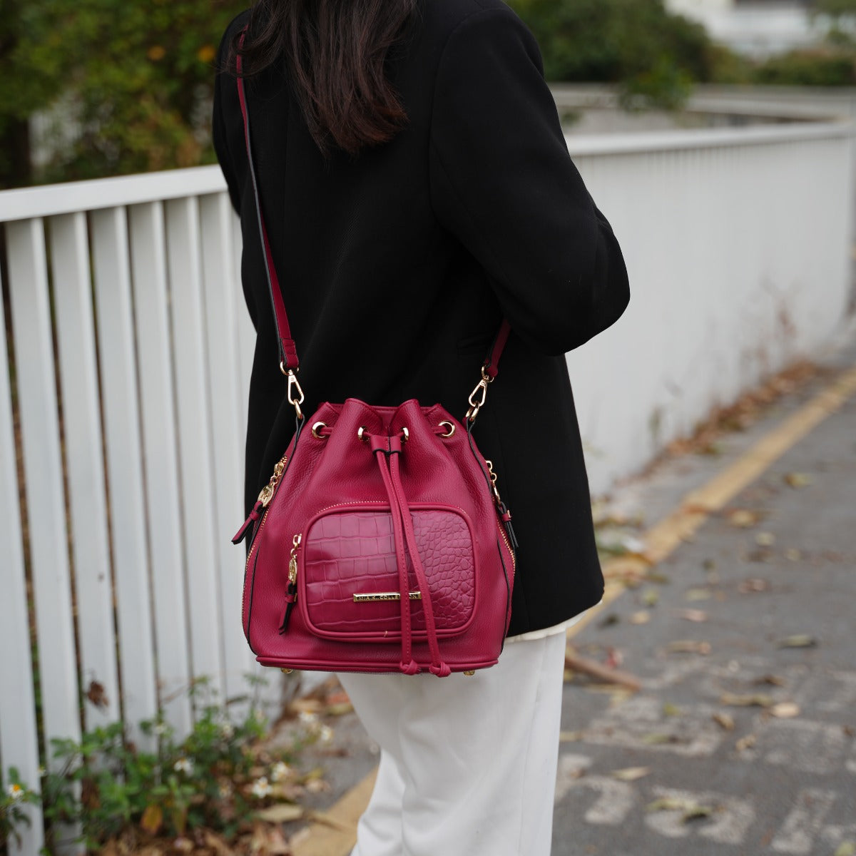 MKF Collection by Mia K. - Azalea Bucket Bag